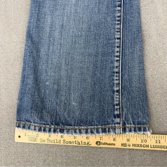 American Eagle Jeans Womens 12 Short Favorite Boyfriend Boot Cut 34x28 Flare - Picture 3 of 14